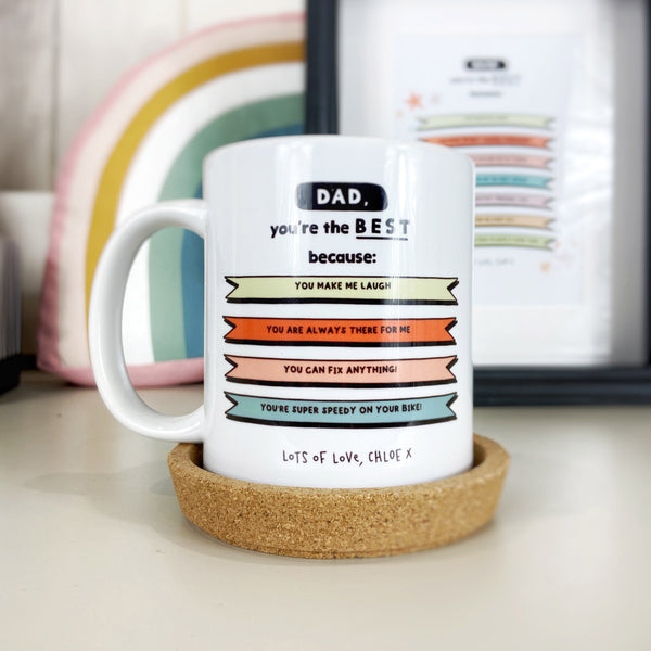 Personalised 'you are the best' mug