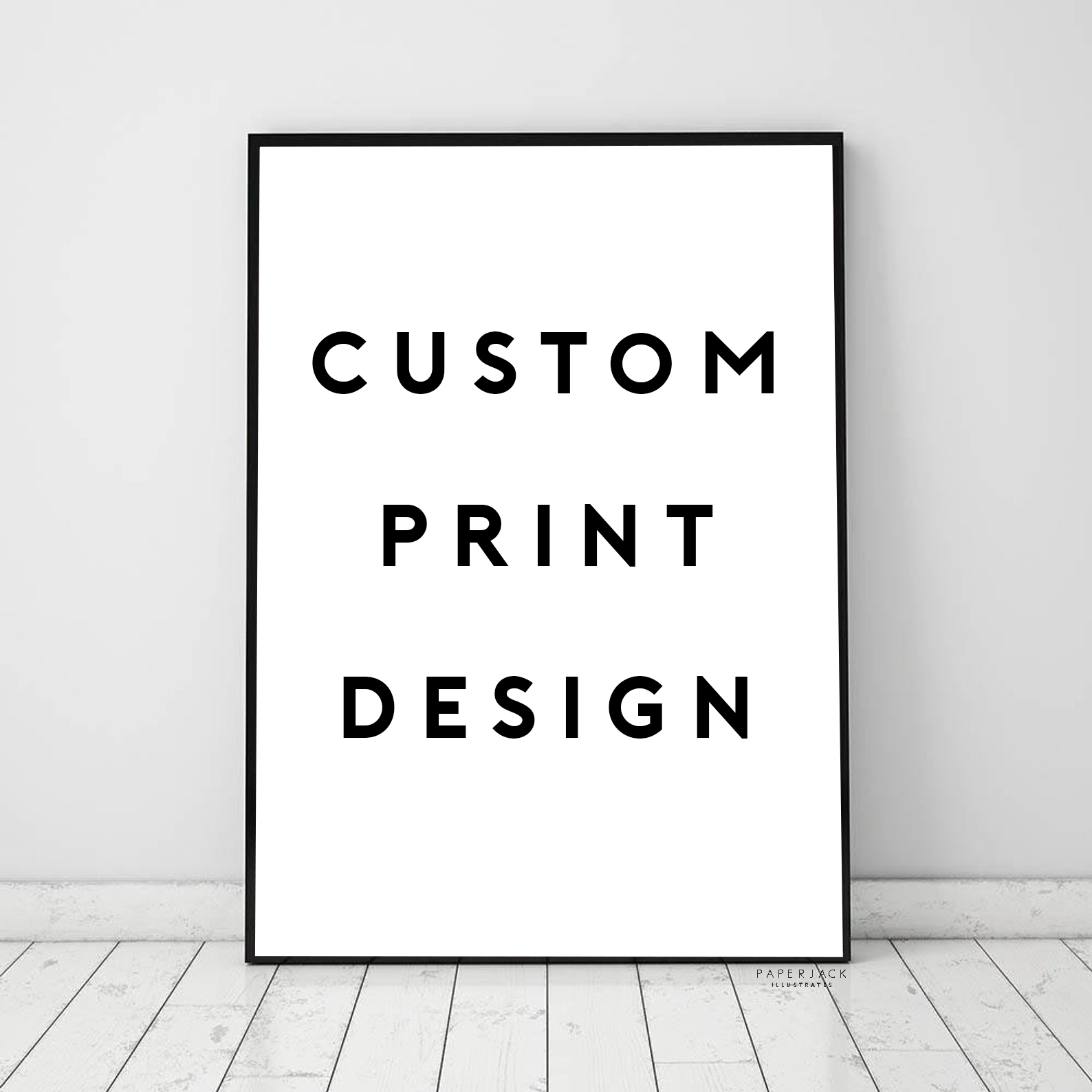 Custom Print Design (set of 4 prints)
