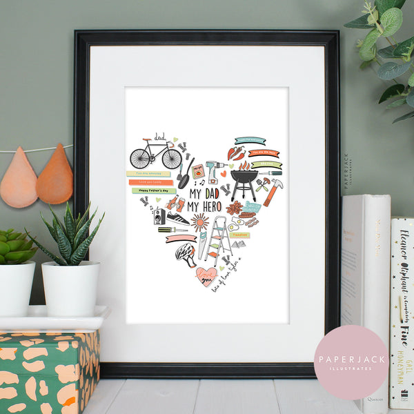 Personalised Father's Day Print